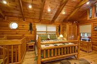 Sleeping Area - Smoky Trails Cabin - In Wears Valley TN